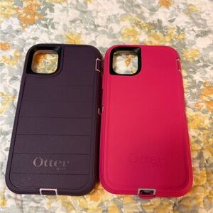 OtterBox Dual-Tone Black and Pink Cases